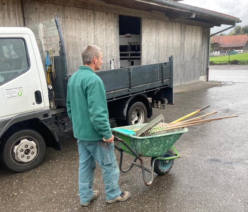 Markus Burri Teammitglied von Stephan Schweizer Gartenbau